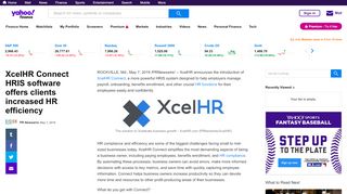 
                            9. XcelHR Connect HRIS software offers clients increased HR efficiency
