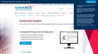 
                            2. Xcellerate® Insights - Covance