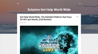 
                            5. Xclusive Get Help World Wide