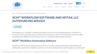 
                            4. XCM™ Workflow Software and Xpitax, LLC Outsourcing Service | JHI ...