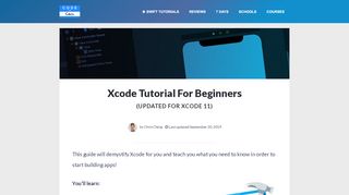 
                            9. Xcode Tutorial for Beginners (Updated for 2019)