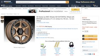 
                            5. XD SERIES BY KMC WHEELS XD139 PORTAL Wheel ... - Amazon.com