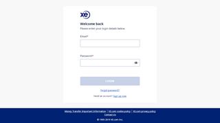 
                            11. XE Account Services - transfer.xe.com