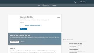 
                            9. Xeersoft Sdn Bhd | LinkedIn