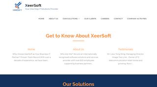 
                            2. XeerSoft – Your One-Stop IT Solutions Provider