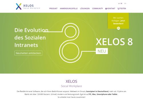 
                            3. XELOS | Die Social Workplace Software 2.0