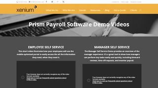 
                            2. Xenium's Payroll Software Demo Videos - Xenium HR