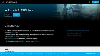 
                            1. XENTRY Portal - xentry.daimler.com