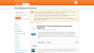 
                            6. Xero Community - Dashboard - Choose d...