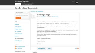 
                            3. Xero Community - Xero login page