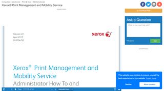 
                            2. Xerox® Print Management and Mobility Service | manualzz.com