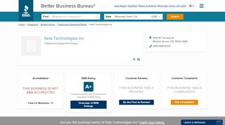 
                            9. Xeta Technologies Inc | Better Business Bureau® Profile