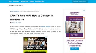 
                            11. XFINITY Free WiFi: How to Connect in Windows 10