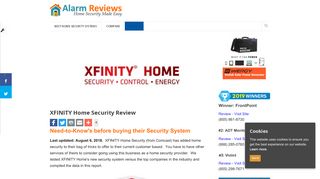 
                            8. XFINITY Home Security Review - Alarm Reviews