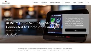 
                            6. XFINITY Home Security - Staying Connected to Home and Family