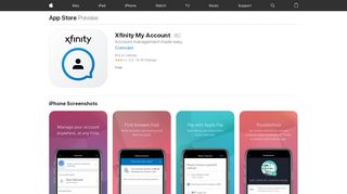 
                            4. XFINITY My Account on the App Store - iTunes - Apple