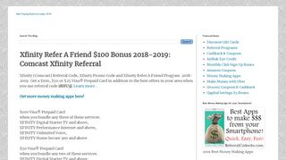 
                            8. Xfinity Refer A Friend $100 Bonus 2018-2019: …