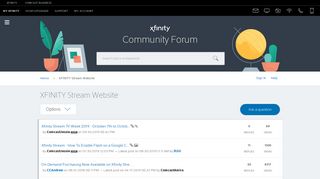 
                            5. XFINITY Stream Website - Xfinity Help and Support Forums