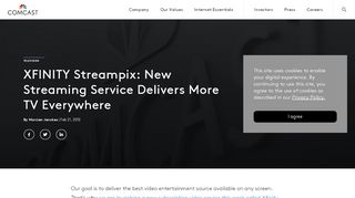 
                            3. XFINITY Streampix: New Streaming Service ... - Comcast