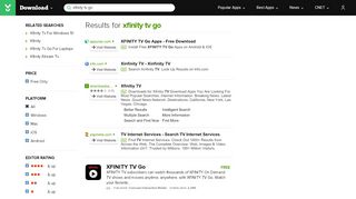 
                            8. Xfinity Tv Go - download.cnet.com