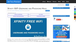 
                            8. Xfinity WiFi Username and Password Hack - urtechpartner.com