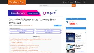 
                            11. Xfinity WiFi Username and Password Hack {Working}