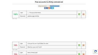 
                            4. xfinity.comcast.net - free accounts, logins and passwords