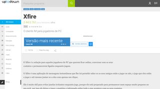 
                            1. Xfire (Windows) - Xfire 2.44.0.761 - Download em Português