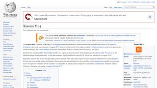 
                            9. Xiaomi Mi 4 - Wikipedia