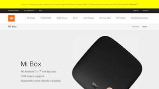
                            2. Xiaomi Mi Box - Mi.com
