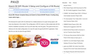 
                            9. Xiaomi Mi WiFi Router 3 Setup and Configure of Mi Router