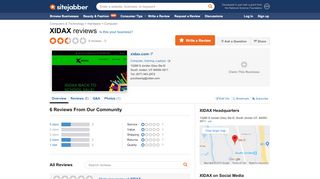 
                            9. XIDAX Reviews - 4 Reviews of Xidax.com | Sitejabber