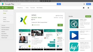 
                            4. XING - Apps on Google Play