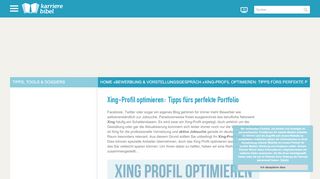 
                            6. Xing-Profil optimieren: Tipps fürs perfekte Portfolio ...