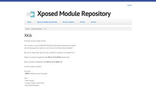
                            1. XKik | Xposed Module Repository