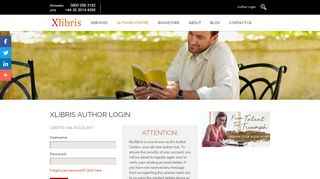 
                            5. XLIBRIS AUTHOR LOGIN - Self Publishing and Print on Demand ...