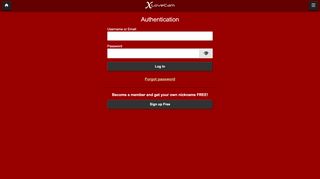 
                            1. XloveCam.com - Authentication