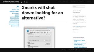 
                            6. Xmarks Alternatives - Xmarks shut down. So what are your ...