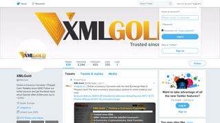 
                            3. XMLGold (@XMLGold) | Twitter
