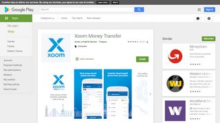 
                            5. Xoom Money Transfer - Apps on Google Play