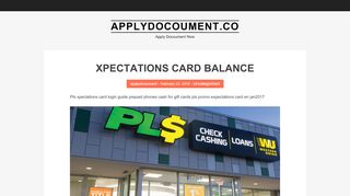 
                            9. xpectations card balance | Applydocoument.co