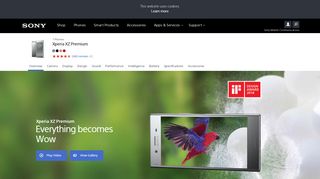 
                            9. Xperia XZ Premium Official Website - Sony Mobile (Global ...