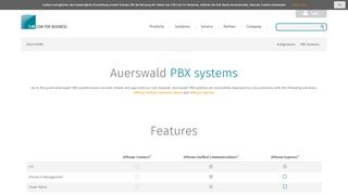 
                            7. XPhone for AUERSWALD PBX systems - C4B