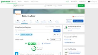 
                            7. Xpitax Solutions Reviews | Glassdoor