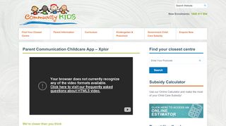 
                            6. Xplor - Community Kids Parent Childcare App