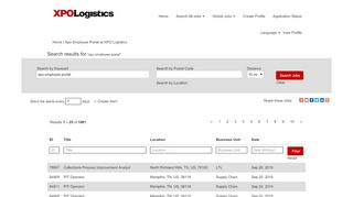 
                            1. Xpo Employee Portal - XPO Logistics Jobs