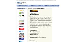 
                            8. XPRESSTRADE LLC., Forex Brokers Directory