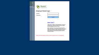 
                            10. xQuest Diagnostics - Employee Access Portal Login