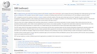 
                            9. XRY (software) - Wikipedia