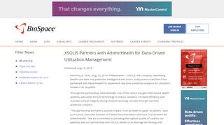 
                            4. XSOLIS Partners with AdventHealth for Data-Driven Utilization ...